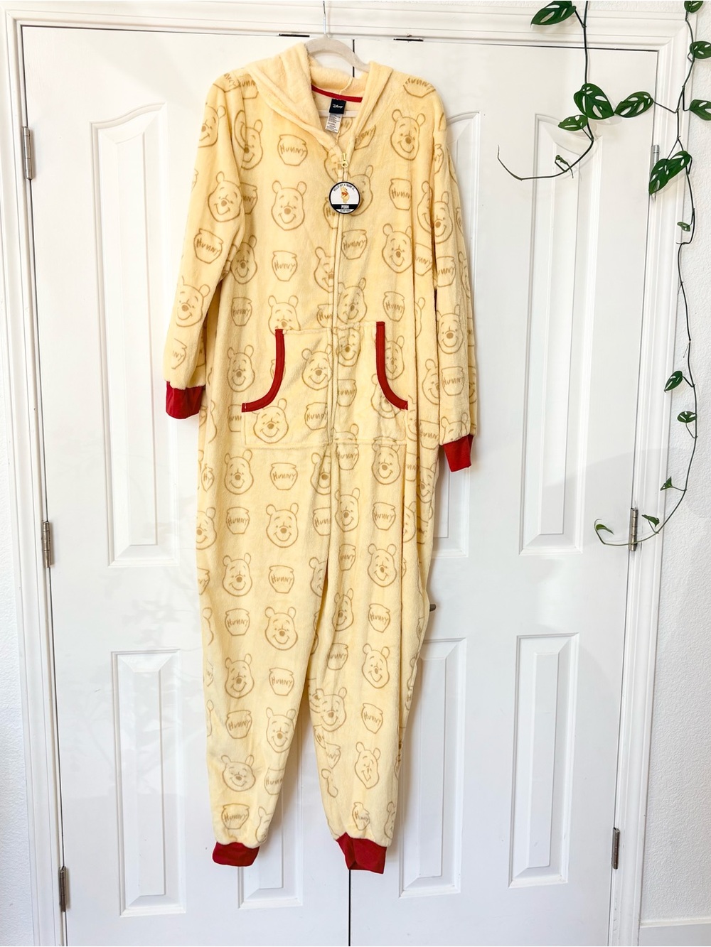NWT Disney Pooh Soft fleece one-piece pajama sleepwear size 3X